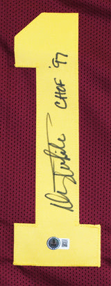 Arizona State Danny White "CHOF 97" Signed Maroon Pro Style Jersey BAS Witnessed