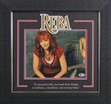 Reba McEntire Authentic Signed 8x10 Framed Photo Autographed BAS #X71478