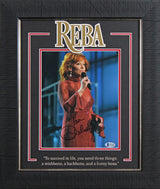 Reba McEntire Authentic Signed 8x10 Framed Photo Autographed BAS #X71476