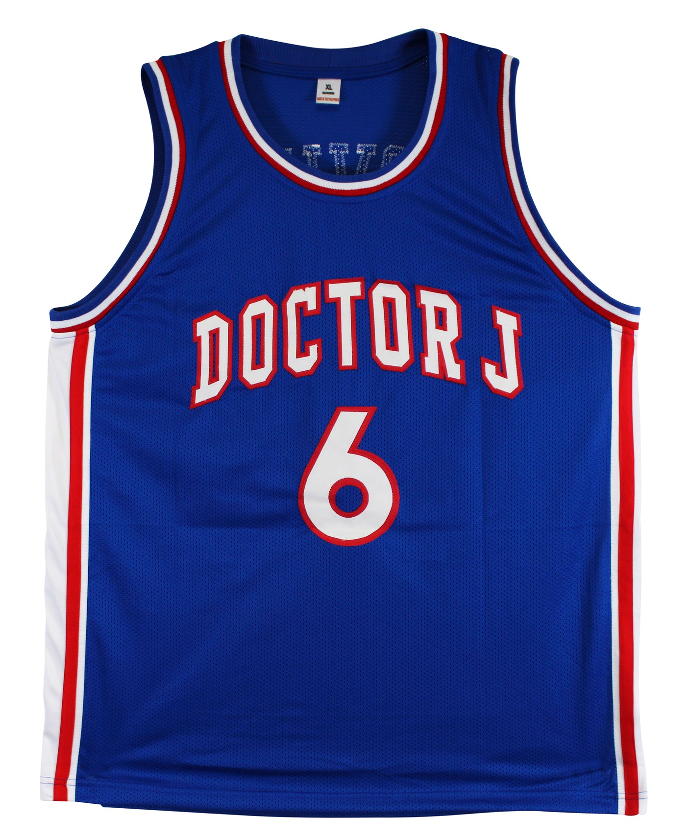 Julius "Dr. J" Erving Authentic Signed Blue Pro Style Jersey Autographed BAS 2