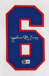 Julius "Dr. J" Erving Authentic Signed White Pro Style Jersey Autographed BAS 3
