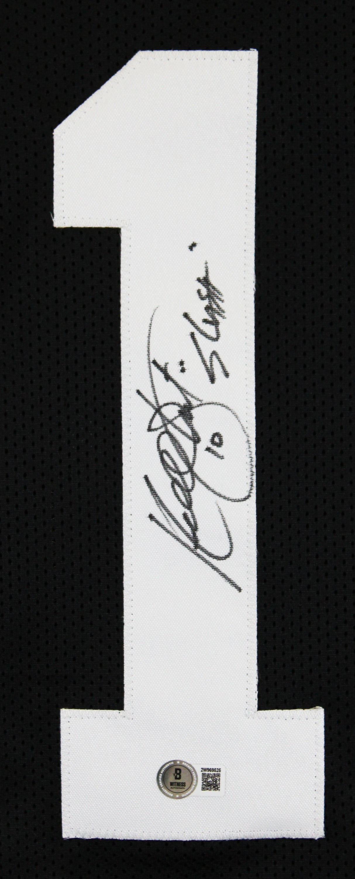 Kordell Stewart "Slash" Authentic Signed Black Pro Style Jersey BAS Witnessed