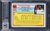 Magic Shaquille O'Neal Signed 1992 Topps #362 Rookie Card Auto 10! BAS Slabbed