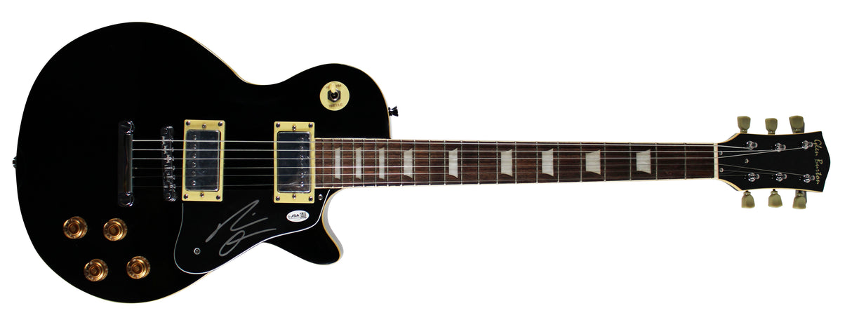 Gavin Adcock Signed Glen Burton Les Paul Black Electric Guitar JSA #CL51479