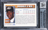 Shaquille O'Neal Signed 1992 Hoops Draft Redemption #A RC Card Auto 10! BAS Slab
