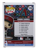 D-Backs Corbin Carroll Authentic Signed #115 Funko Pop Vinyl Figure JSA #CI50044