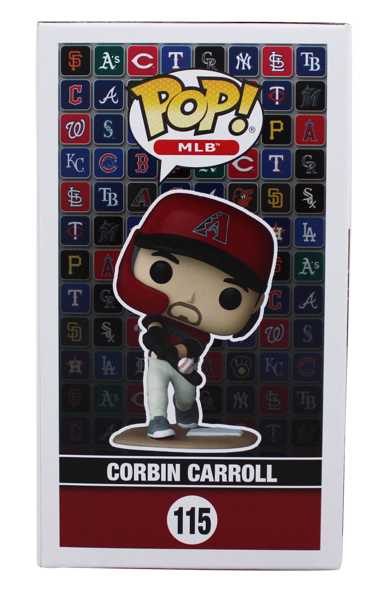 D-Backs Corbin Carroll Authentic Signed #115 Funko Pop Vinyl Figure JSA #CI50044