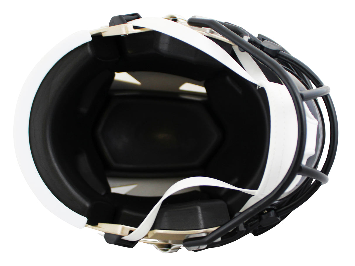 Saints Drew Brees Authentic Signed Flex Midi Replica Mid Size Helmet BAS Witness