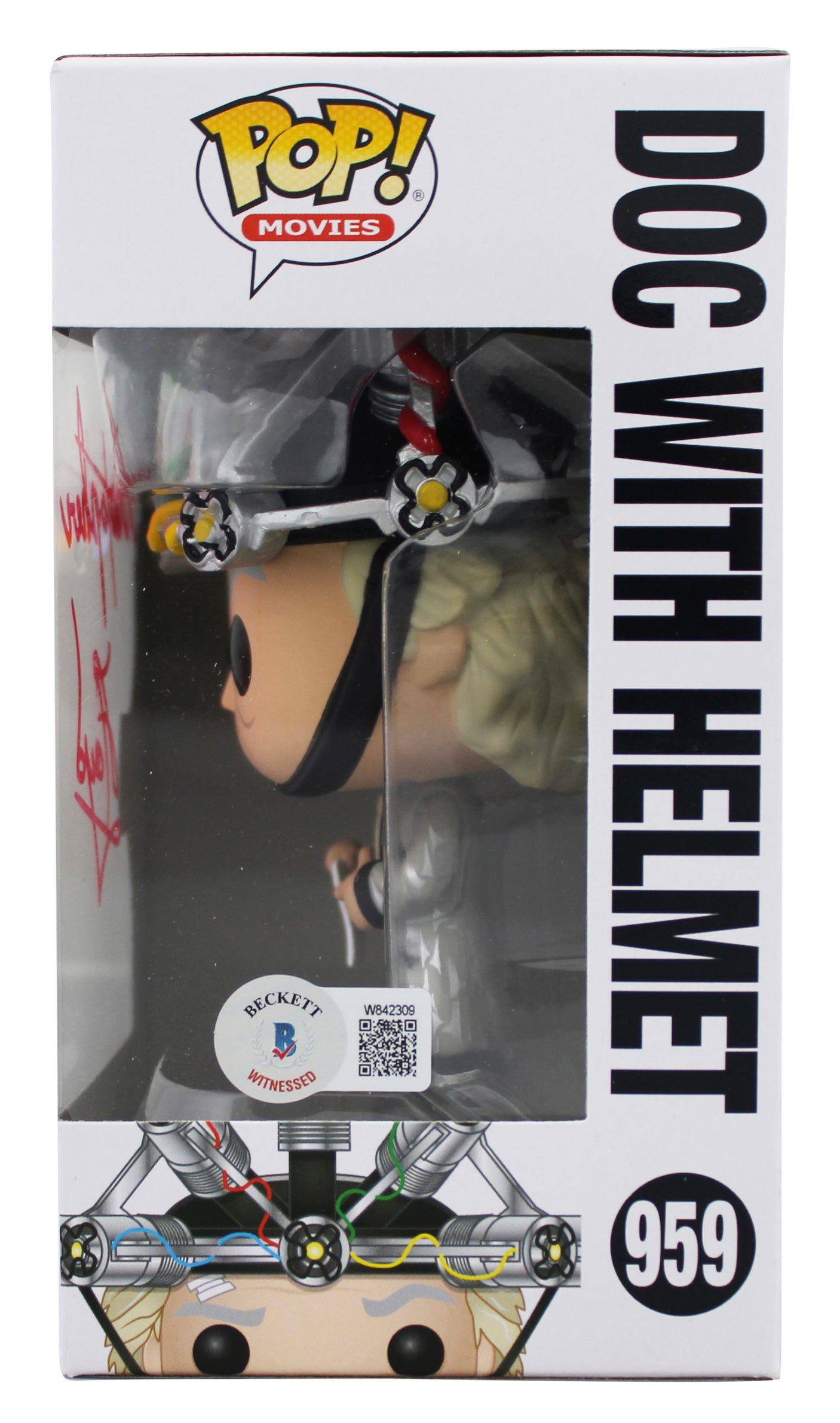 Christopher Lloyd Back To The Future Signed #959 Funko Pop Vinyl Figure BAS 3