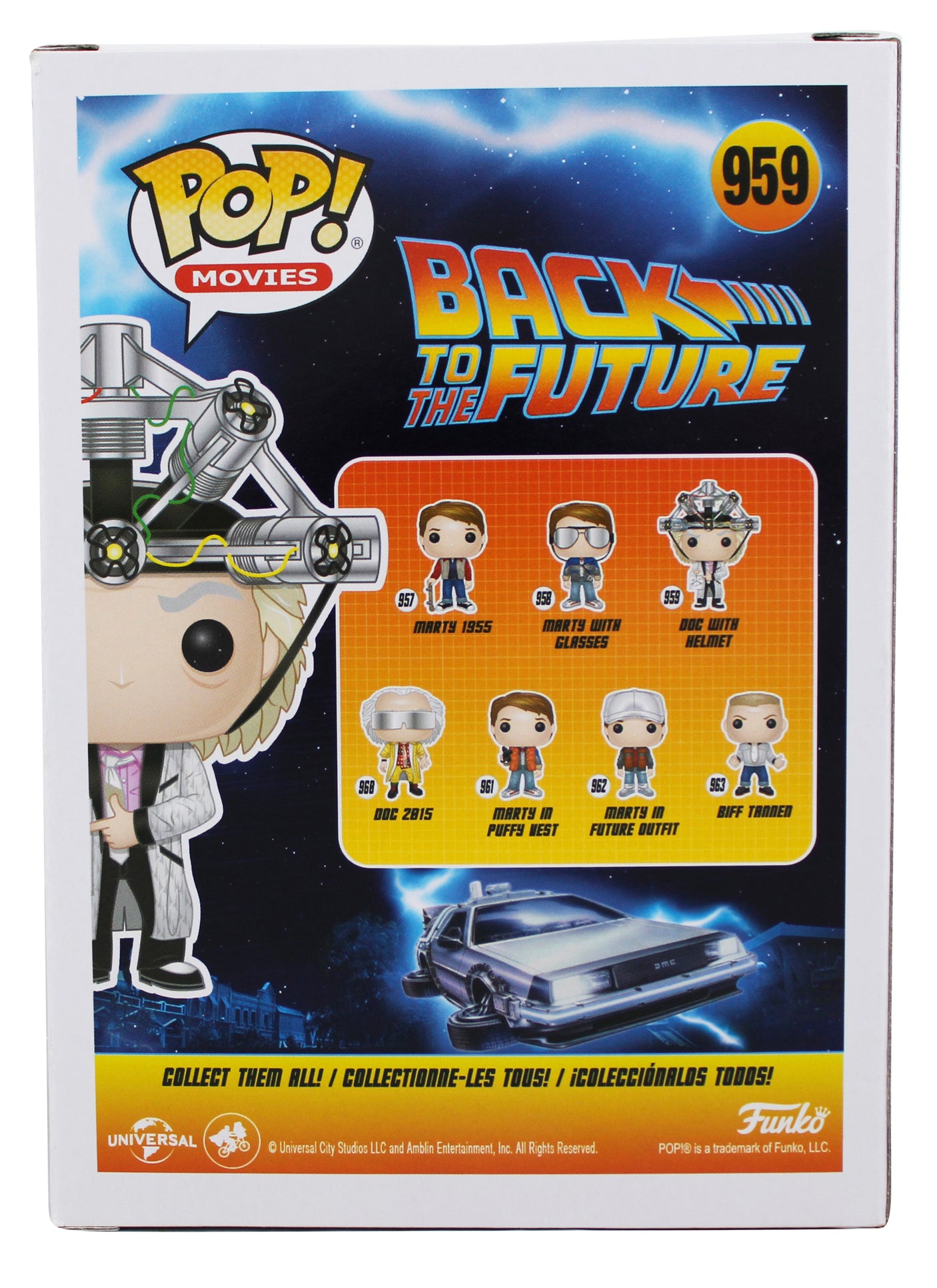 Christopher Lloyd Back To The Future Signed #959 Funko Pop Vinyl Figure BAS 3