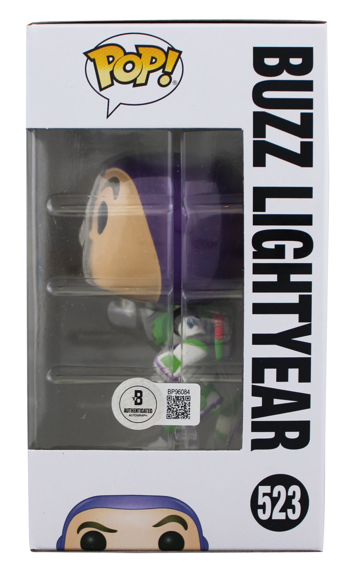 Tim Allen Toy Story 4 Signed Buzz Lightyear #523 Funko Pop Vinyl Figure BAS 2