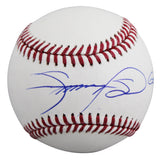 Cubs Sammy Sosa "Go Cubs" Authentic Signed Manfred OML Baseball JSA Witness