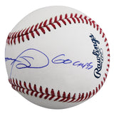 Cubs Sammy Sosa "Go Cubs" Authentic Signed Manfred OML Baseball JSA Witness