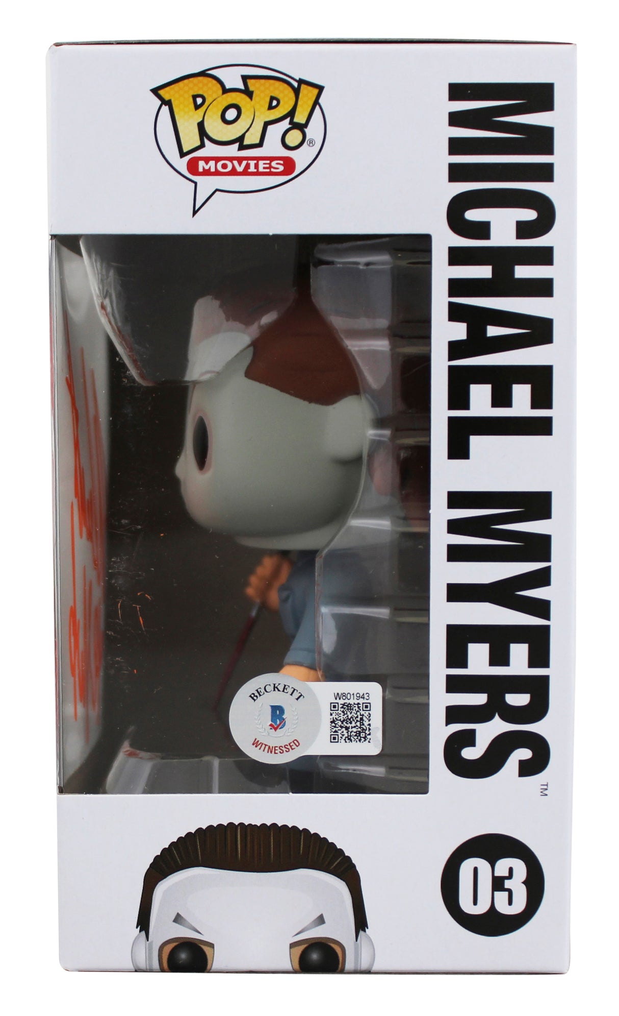 Nick Castle Halloween Authentic Signed Mike Myers #03 Funko Pop Vinyl Figure BAS