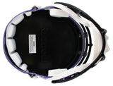 Vikings Justin Jefferson Signed Full Size Speed Rep Helmet BAS Witness #4W861771