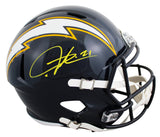 Chargers LaDainian Tomlinson Signed 1988-06 TB Full Size Speed Rep Helmet BAS W