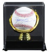 Cubs Sammy Sosa "609 HRS" Signed Manfred OML Baseball W/ Case JSA Witness