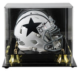 Cowboys Jimmy Johnson Signed 1960-63 TB Speed Mini Helmet W/ Case BAS Witnessed
