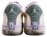 Celtics Jayson Tatum Signed Game Used Jordan JT 2 Sidewalk Chalk Shoes Fanatics