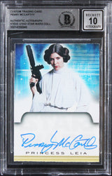 Penny McCarthy Star Wars Authentic Signed Custom Trading Card BAS Slabbed
