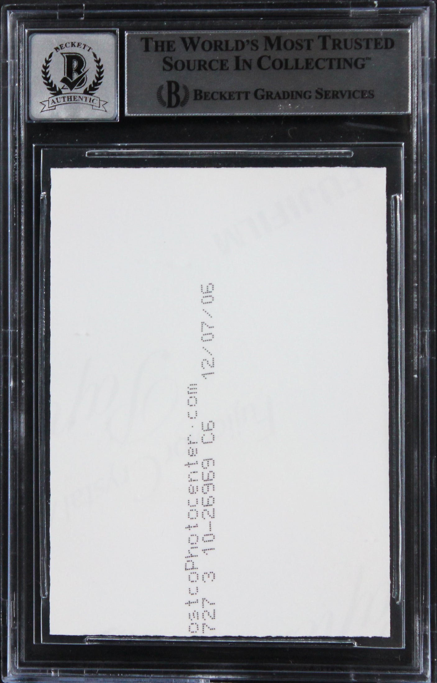 Penny McCarthy Star Wars Authentic Signed Custom Trading Card BAS Slabbed