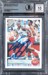 Shaquille O'Neal Signed 1992 UD McDonald's #P43 Rookie Card Auto 10! BAS Slabbed
