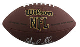 Packers Sterling Sharpe Authentic Signed Wilson Super Grip Football BAS Witness