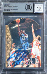 Magic Shaquille O'Neal Signed 1994 SP Die Cuts #D121 Card Auto 10! BAS Slabbed