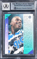 Magic Shaquille O'Neal Signed 1992 Upper Deck #424 Rookie Card Auto 10! BAS Slab