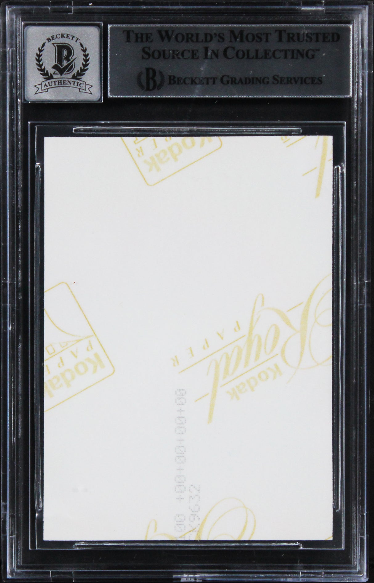 Oliver Ford Davies Star Wars "Sio Bibble" Signed Custom Card Auto 10! BAS Slab