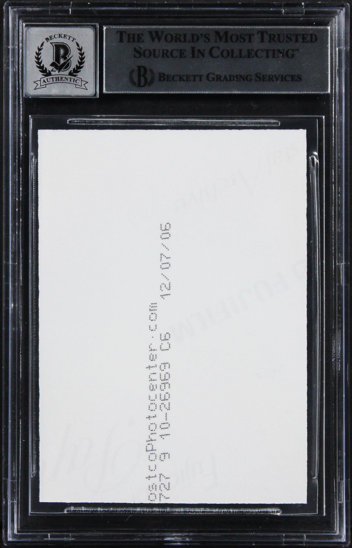 Brigitte Kahn Star Wars W/ Insc Signed Custom Trading Card Auto 10! BAS Slabbed