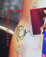 Poison (4) Michaels, DeVille, Dall & Rocket Signed Album w/ Vinyl JSA #CL51539