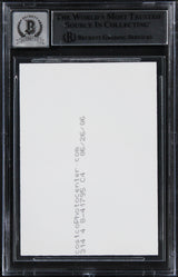 Leslie Schofield Star Wars Signed Custom Trading Card Auto 10! BAS Slabbed