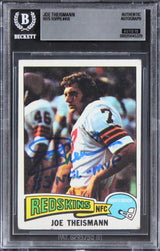 Joe Theismann "83 NFL MVP" Signed 1975 Topps #416 Card Auto 10! BAS Slabbed