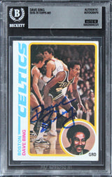 Celtics Dave Bing Authentic Signed 1978 Topps #61 Card Auto 10! BAS Slabbed