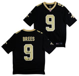 Saints Drew Brees Authentic Signed Black Nike Limited Jersey BAS Witnessed