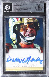 Drewe Henley Star Wars Authentic Signed Custom Trading Card BAS Slabbed