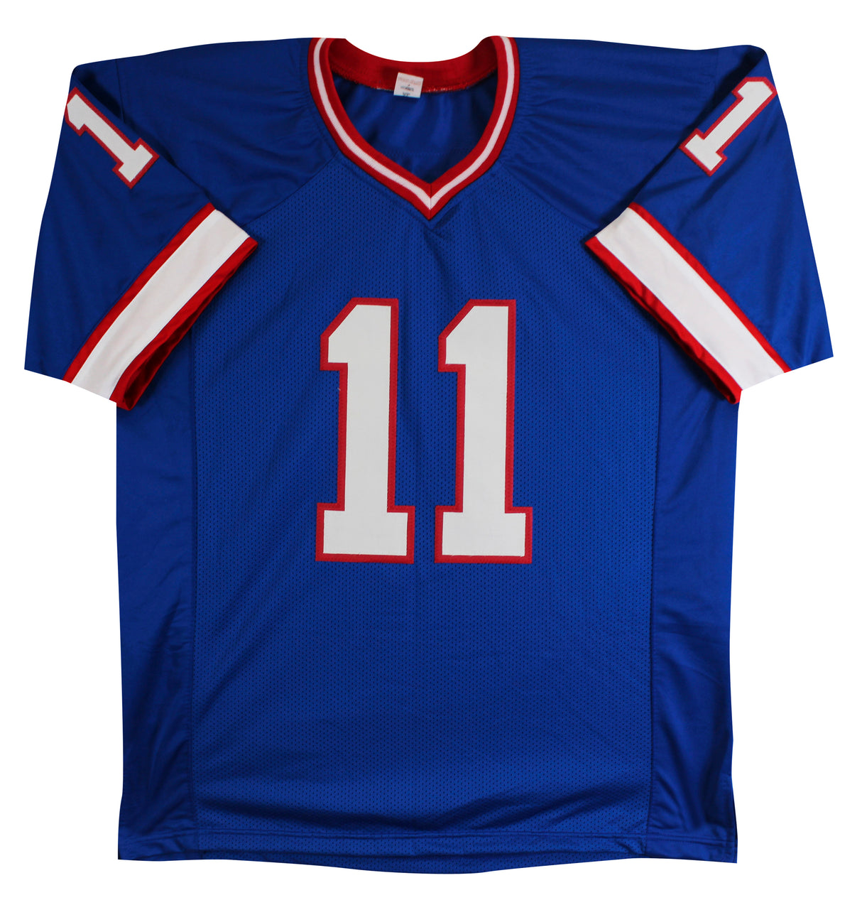 Phil Simms "SB XXI MVP" Authentic Signed Blue Pro Style Jersey BAS Witnessed