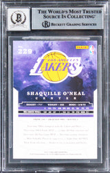 Shaquille O'Neal Signed 2012 Panini Brilliance #229 Card Auto 10! BAS Slabbed