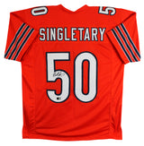 Mike Singletary Authentic Signed Orange Pro Style Jersey BAS Witnessed