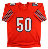 Mike Singletary Authentic Signed Orange Pro Style Jersey BAS Witnessed