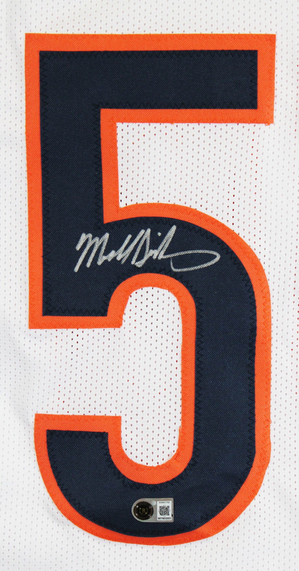 Mike Singletary Authentic Signed White Pro Style Jersey BAS Witnessed