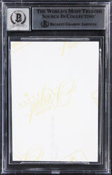 Brigitte Kahn Star Wars Signed Custom Trading Card Auto 10! BAS Slabbed