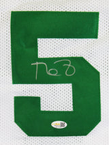 Kevin Garnett Authentic Signed White Pro Style Jersey Autographed JSA Witness