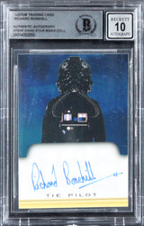 Richard Bonehill Star Wars Signed Custom Trading Card Auto 10! BAS Slabbed