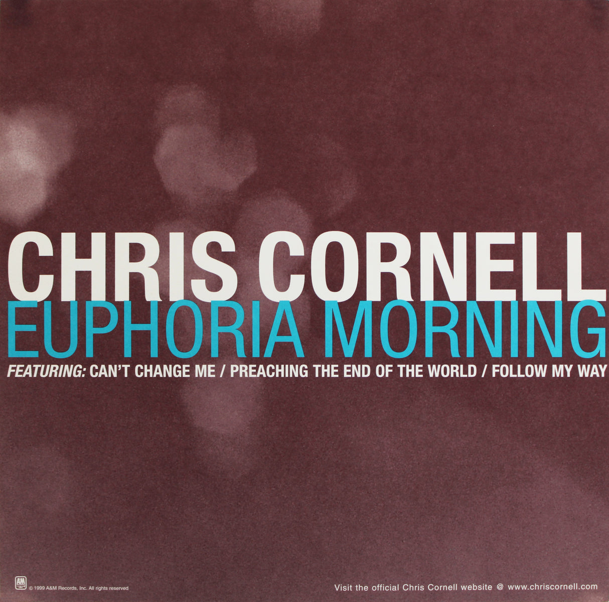Chris Cornell Authentic Signed Euphoria Morning Album Flat JSA #ZZ66510