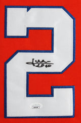 Juan Soto Authentic Signed Orange Pro Style Framed Jersey Autographed JSA