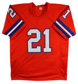 Aqib Talib Authentic Signed Orange Pro Style Jersey Autographed BAS Witnessed