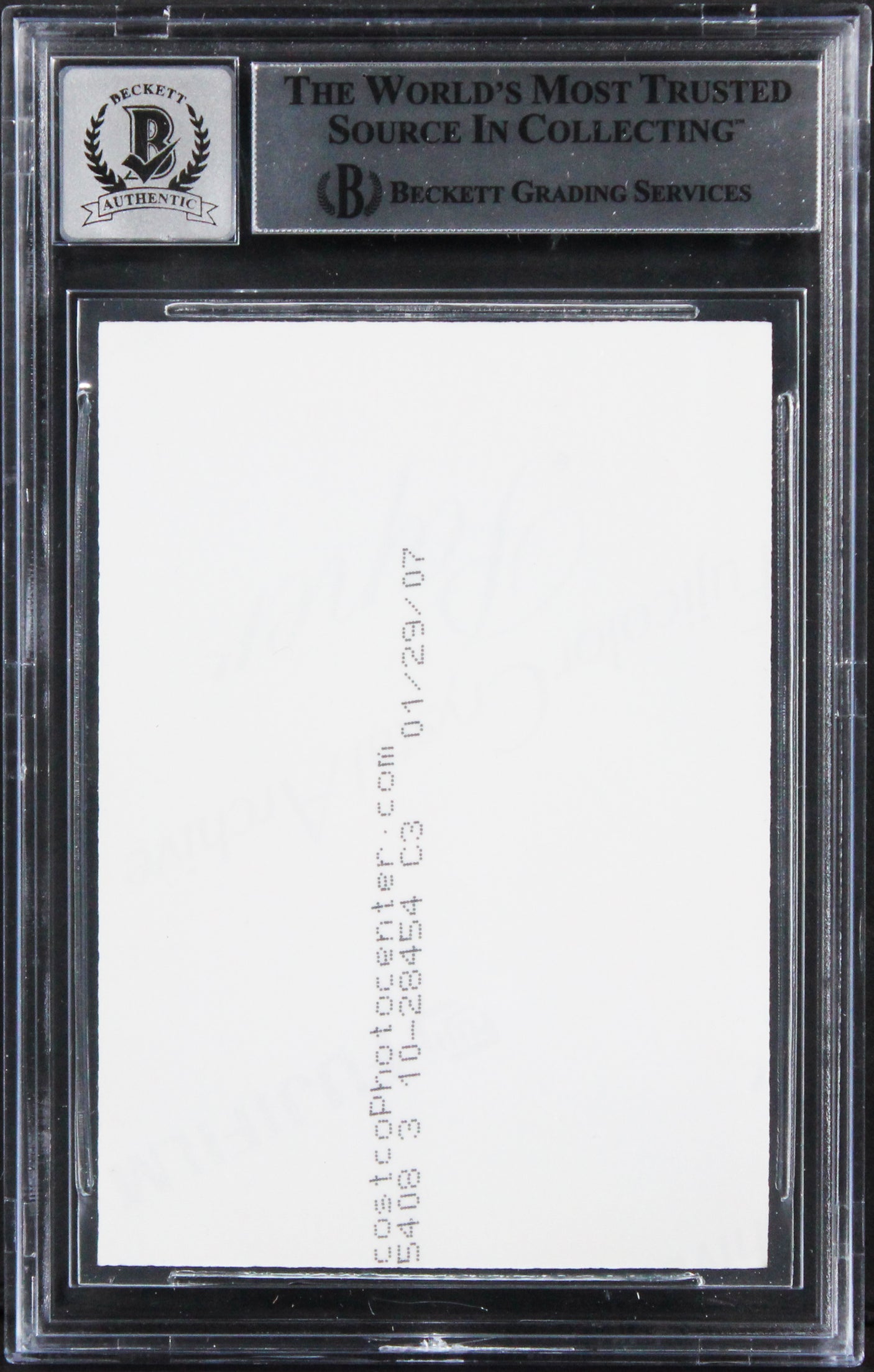 Ronnie Faulk Star Wars W/ Insc Signed Custom Trading Card Auto 10! BAS Slabbed 1