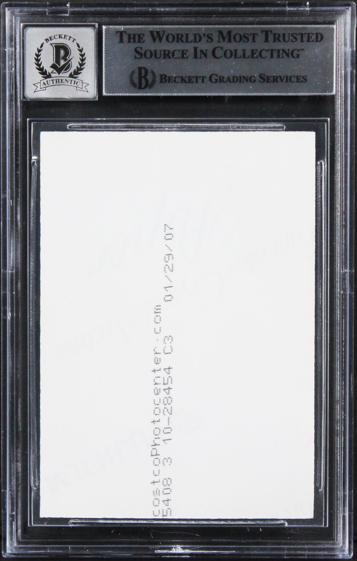Ronnie Faulk Star Wars W/ Insc Signed Custom Trading Card Auto 10! BAS Slabbed 1